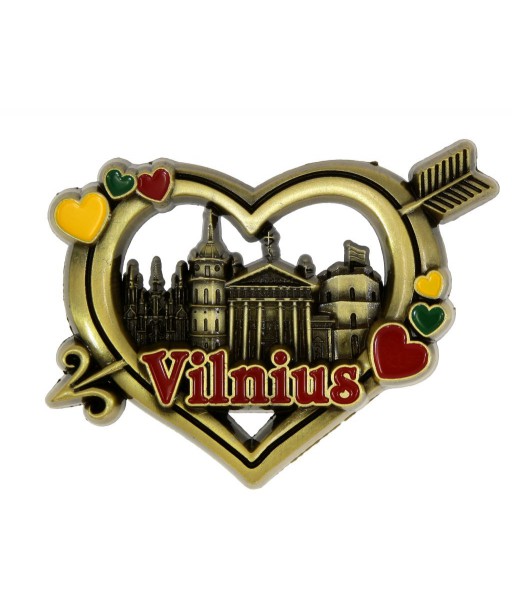 Magnetas Vilnius su širdute